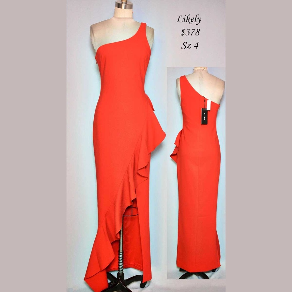 Long Ruffle Gown